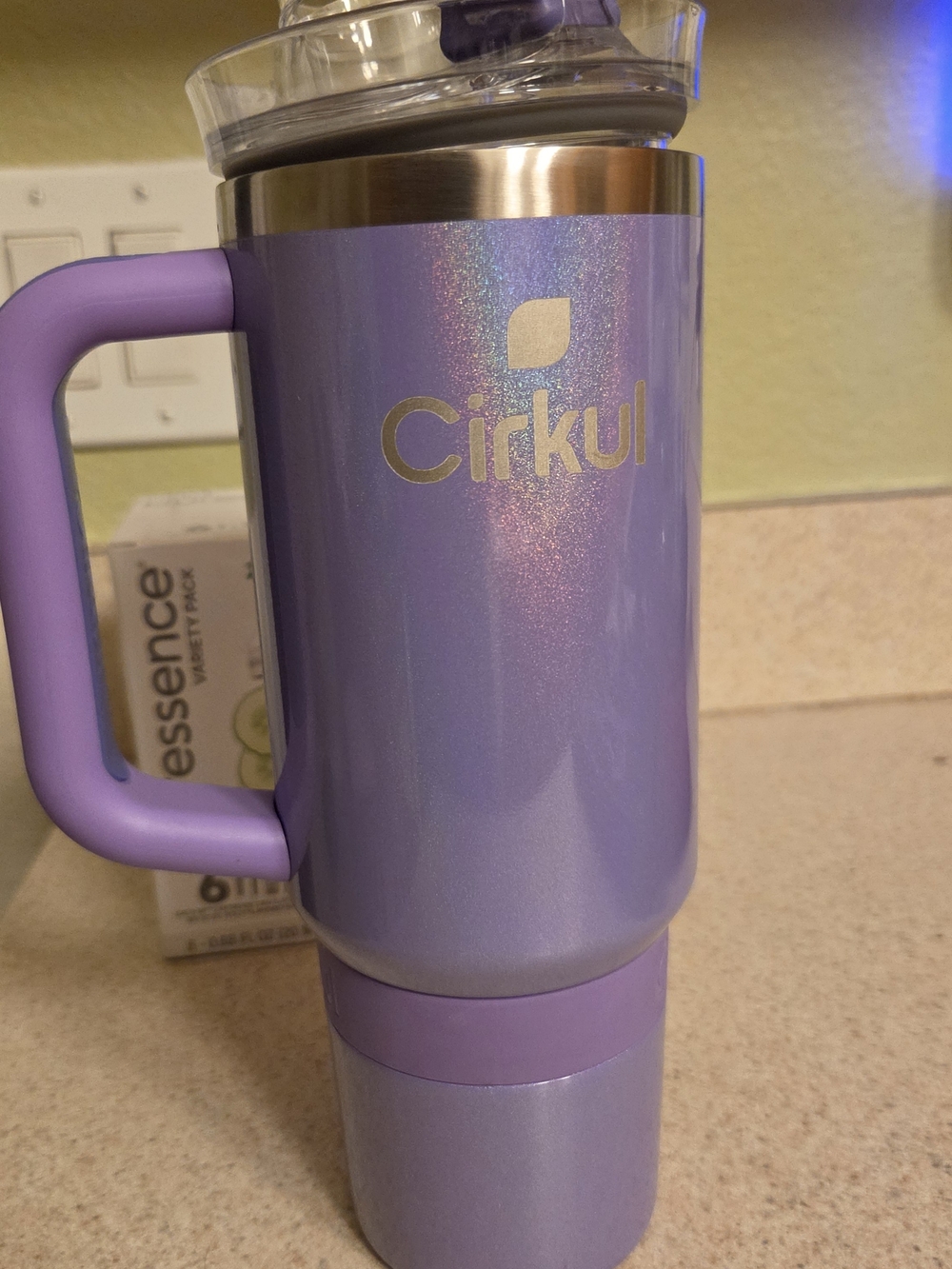 Cirkul Shimmer Lilac Travel Mug with Handle